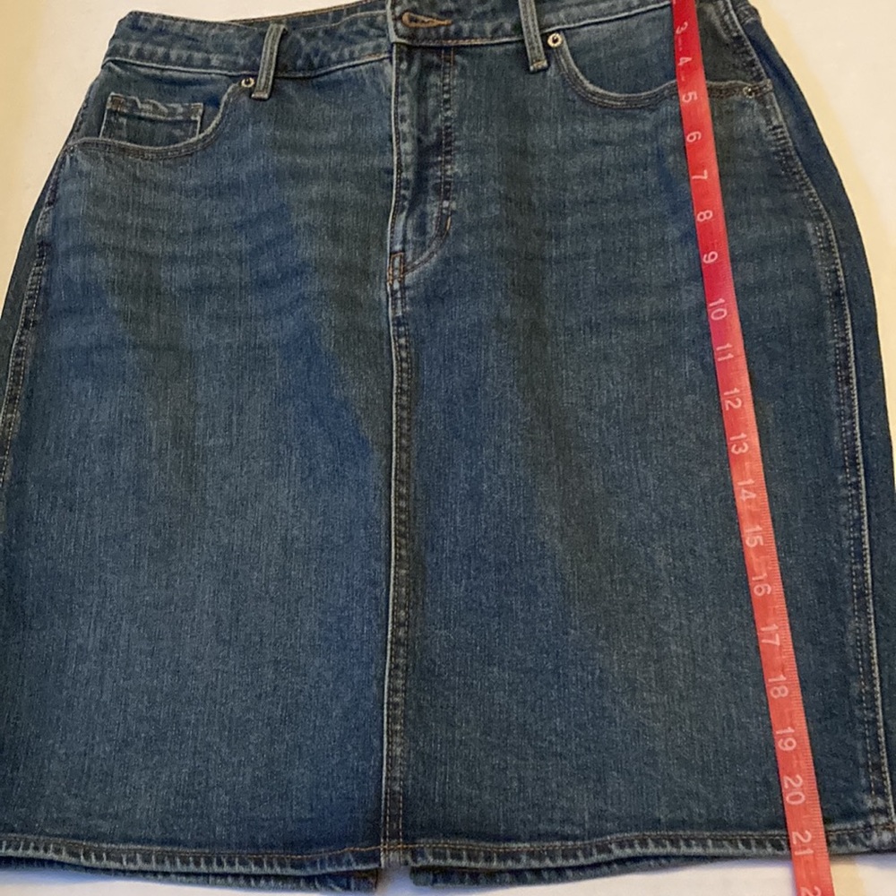 Old Navy Denim skirt size 10 - Picture 5 of 5